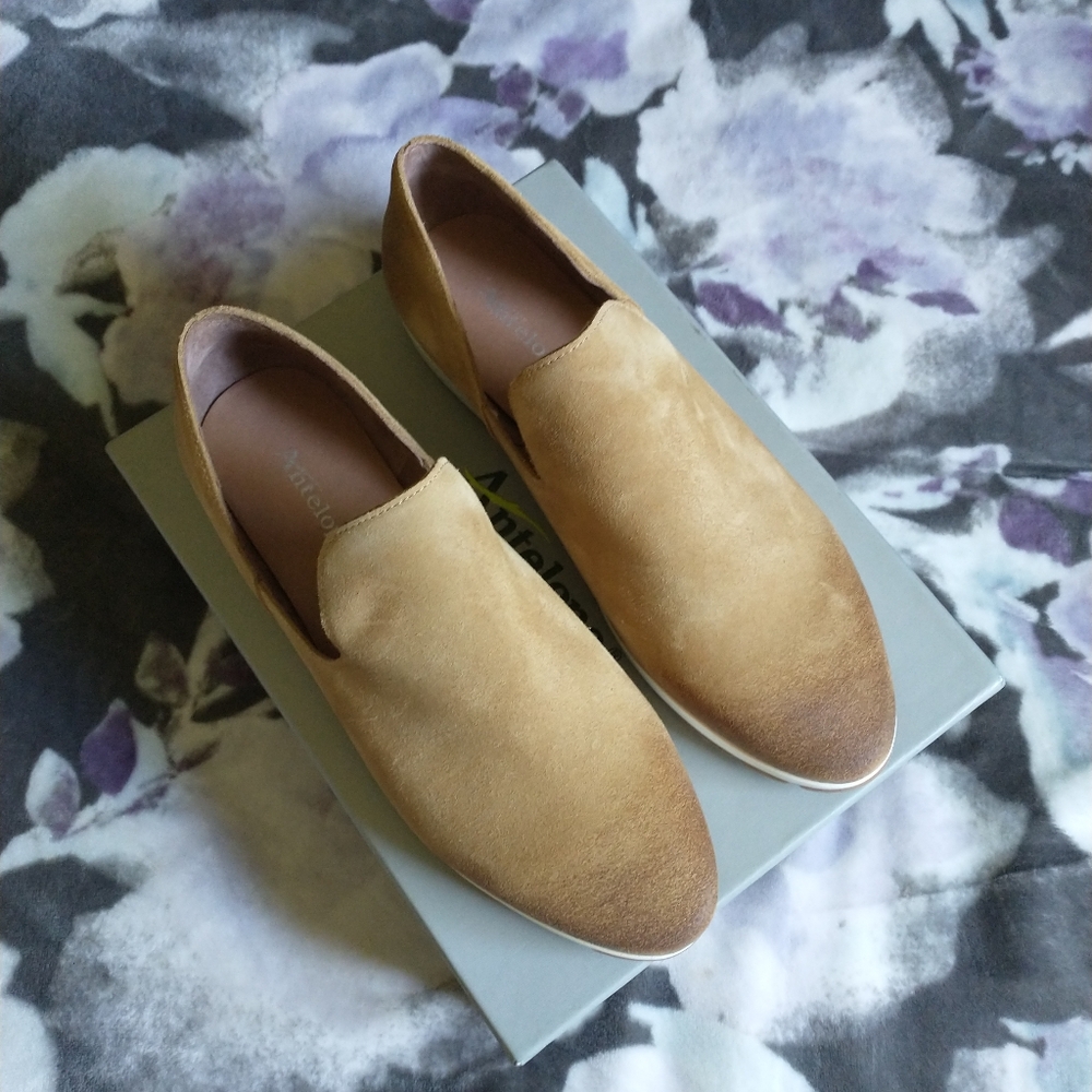 Antelope Scout Suede Slip On Shoes
